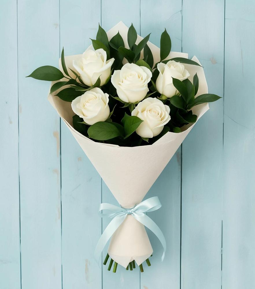 Букет цветов из: Розы в Северка