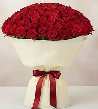 Букет 101 Красная роза Милано в Северка
