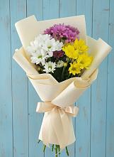 Букет цветов из:  Хризантемы в Северка