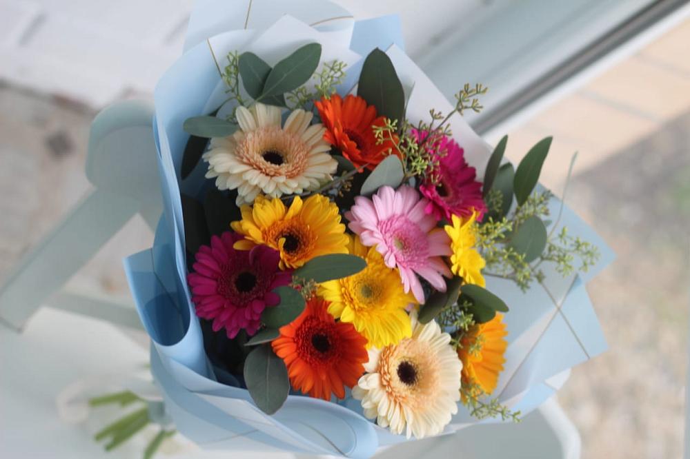 Букет цветов из: Герберы в Северка