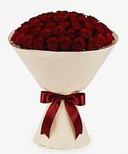 Букет 101 Бордовая роза Блэк Бакарра в Северка
