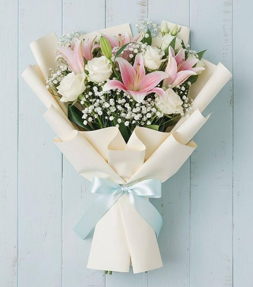 Букет цветов из: Лилии в Северка