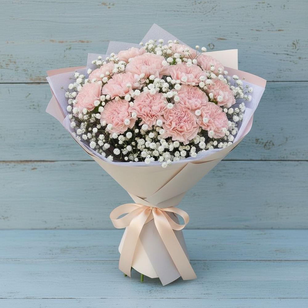 Букет цветов из: Гвоздики в Северка