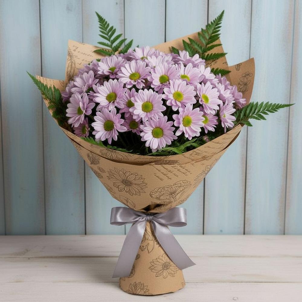 Букет цветов из: Хризантемы в Северка