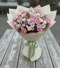 Букет цветов из:  Розы и Хризантемы #REPLACE_PRED# Северка