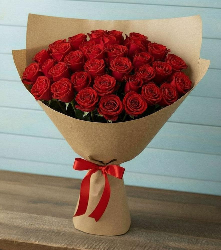 Букет Красные розы Милано в Северка