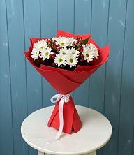 Букет цветов из:  Хризантемы в Северка