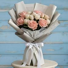 Букет цветов из:  Розы в Северка