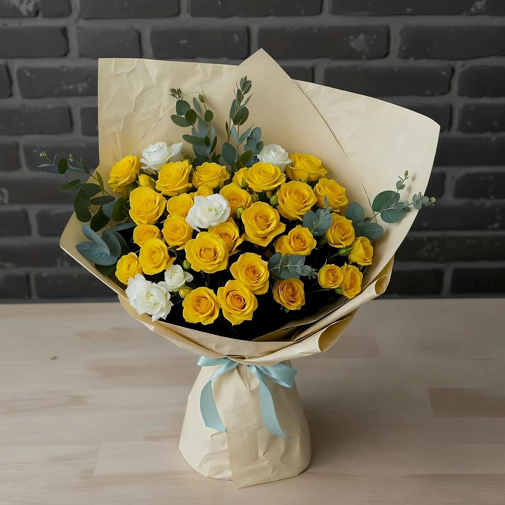 Букет цветов из: Розы в Северка