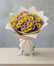 Букет цветов из:  Хризантемы в Северка