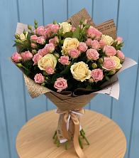 Букет цветов из:  Розы в Северка