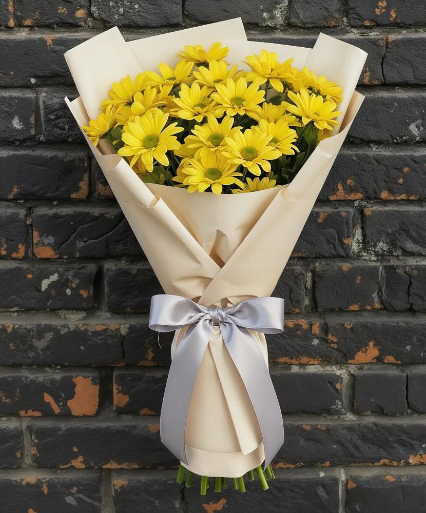 Букет цветов из: Хризантемы в Северка