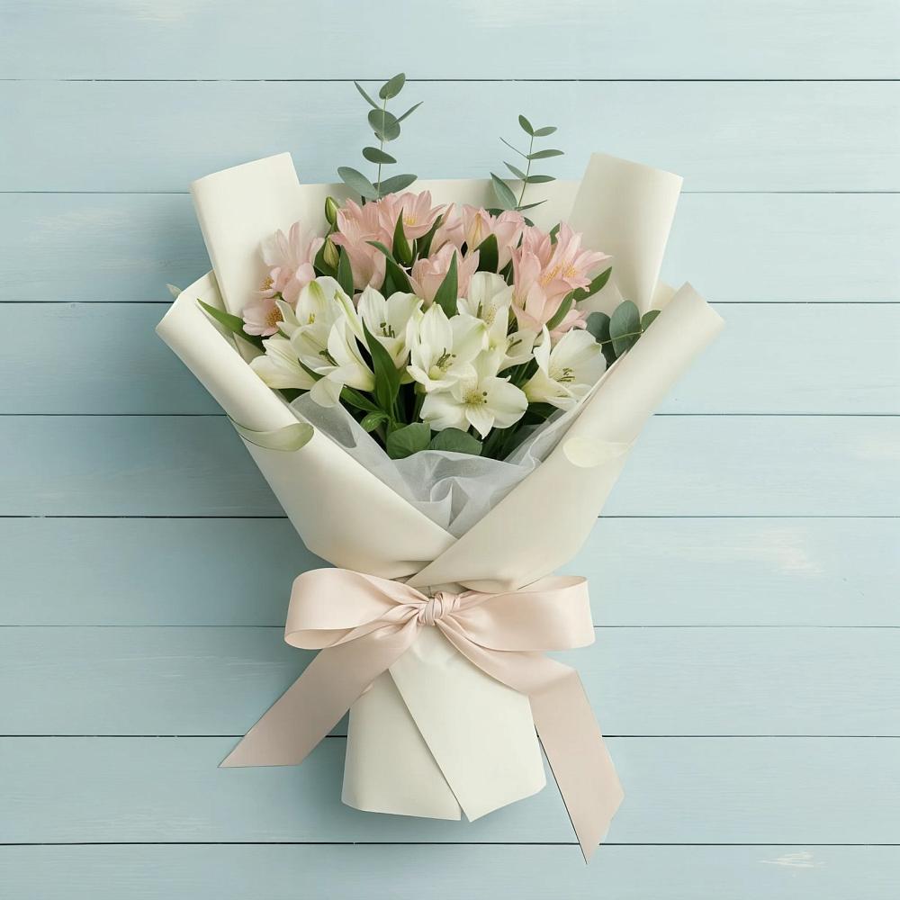Букет цветов из: Альстромерии в Северка