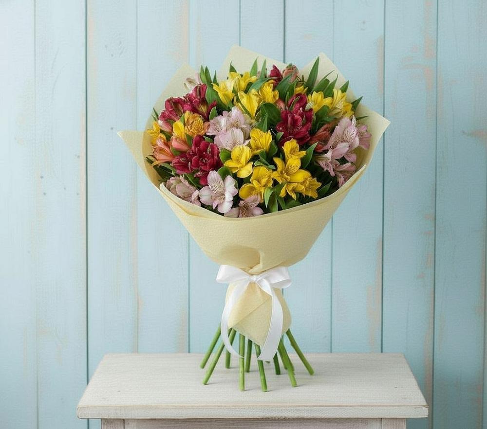 Букет цветов из: Альстромерии в Северка
