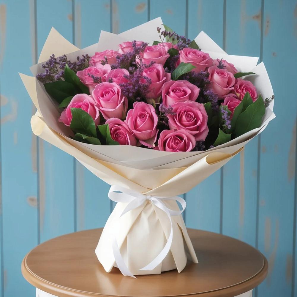 Букет цветов из: Розы в Северка