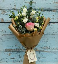 Букет цветов из:  Розы и Лизиантусы #REPLACE_PRED# Северка