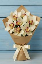 Букет цветов из:  Орхидеи и Розы в Северка